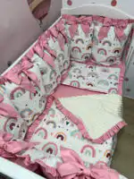 Odaberi dezen -ogradica za krevetac Jastučić sa mašnama - Slika 6