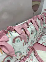 Odaberi dezen -ogradica za krevetac Jastučić sa mašnama - Slika 12