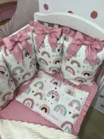 Odaberi dezen -ogradica za krevetac Jastučić sa mašnama - Slika 11