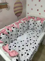 Odaberi dezen -ogradica za krevetac Jastučić sa mašnama - Slika 7