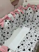 Odaberi dezen -ogradica za krevetac Jastučić sa mašnama - Slika 4