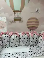 Odaberi dezen -ogradica za krevetac Jastučić sa mašnama - Slika 5