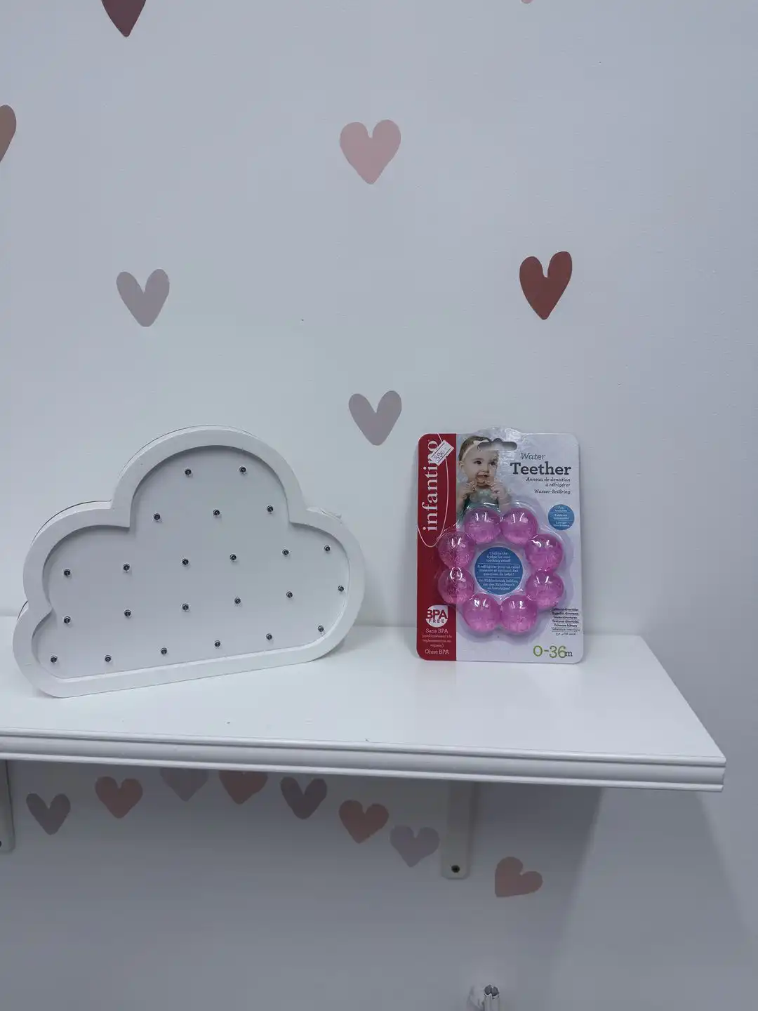 glzabesavoro Glodalica za bebe sa vodom - roze - Slika 1