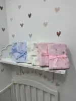 Jungle baby mekano ćebe zvezdica - belo