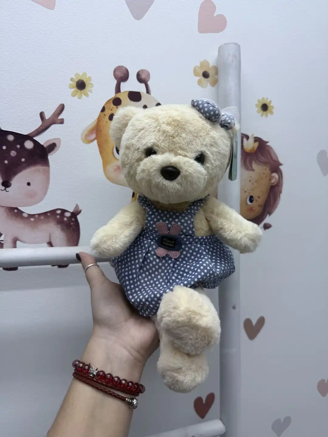 jubapligmeuha Jungle baby plišana igračka Meda u haljinici - Slika 1