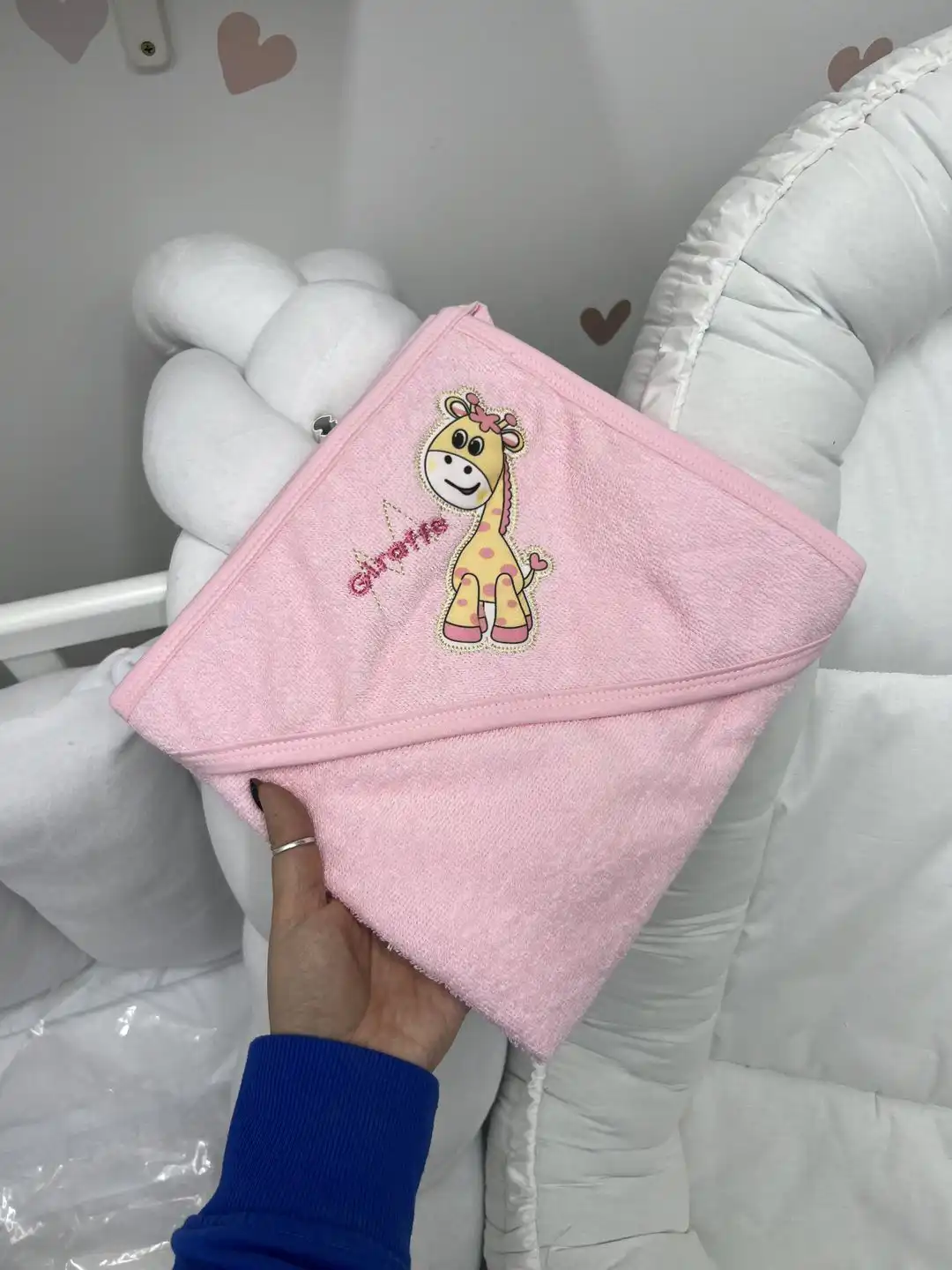 pesakaro Peškir sa kapuljačom roze - Slika 1