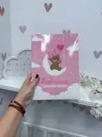 Radosnica za bebu devojčicu - Roze meda na mesecu - Slika 7