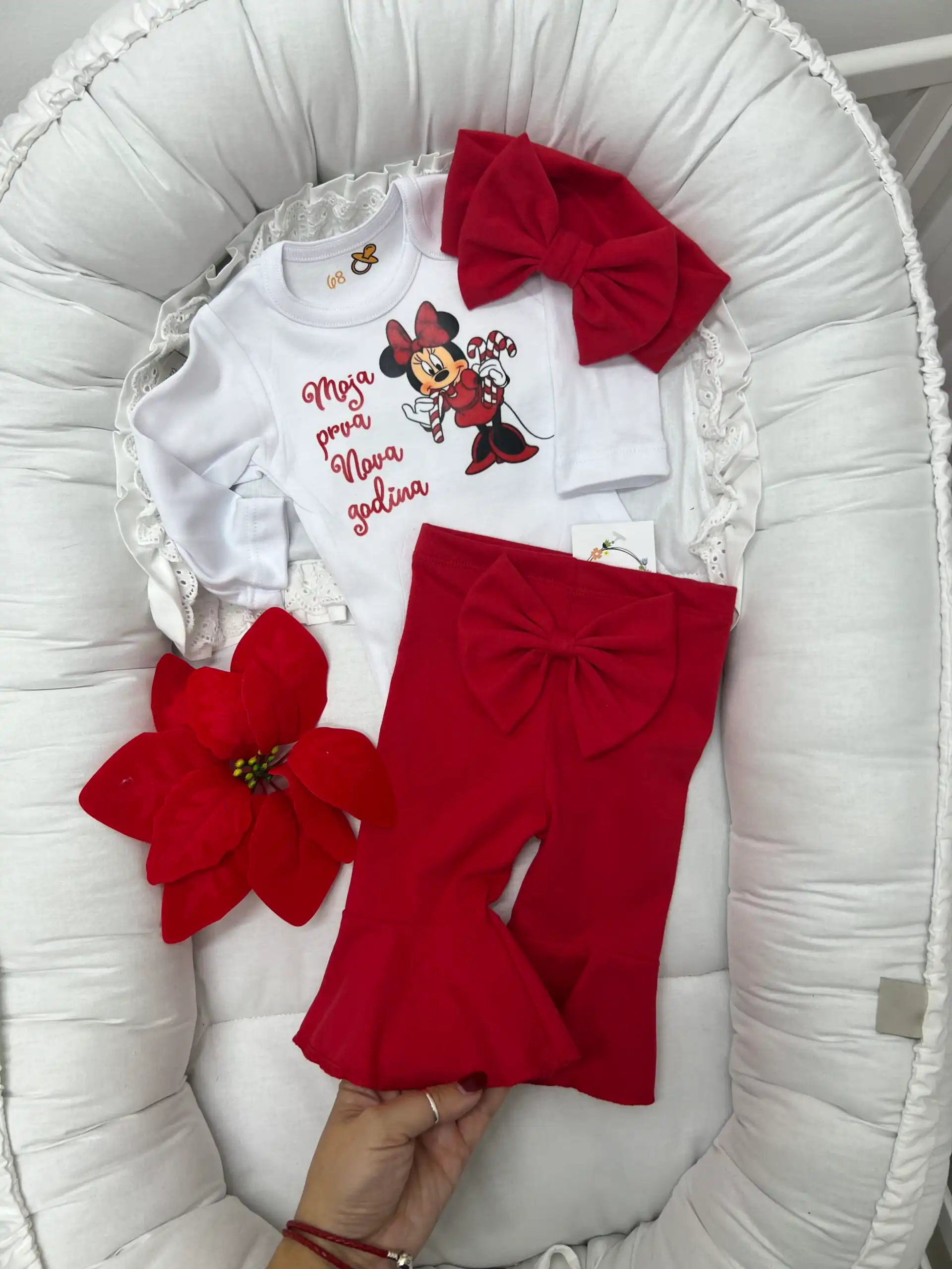 IMG_0464 Novogodišnji komplet 3/1 - crvena Minnie - Slika 1