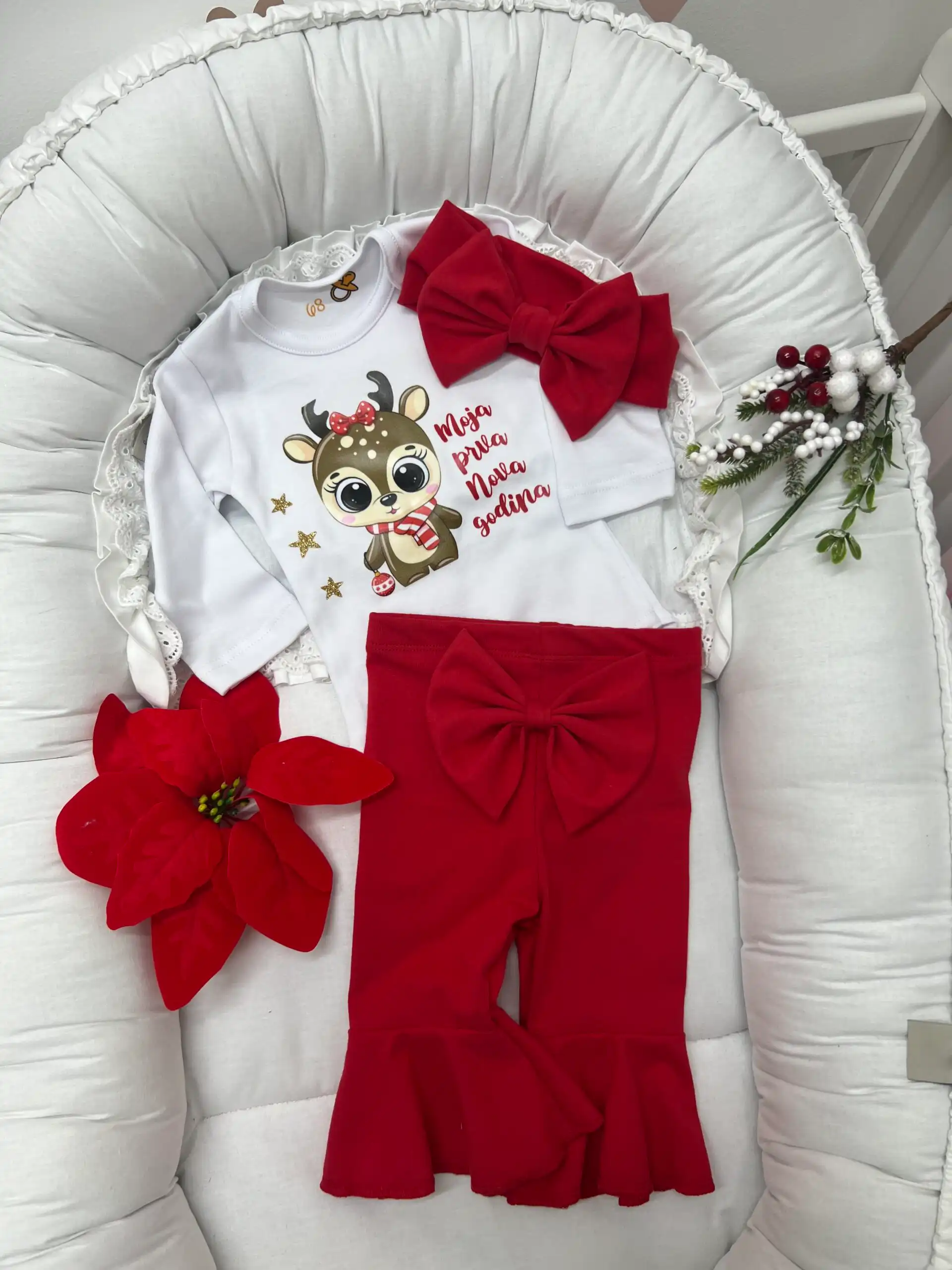 IMG_0505 Novogodišnji komplet 3/1 - crvena Irvas - Slika 1