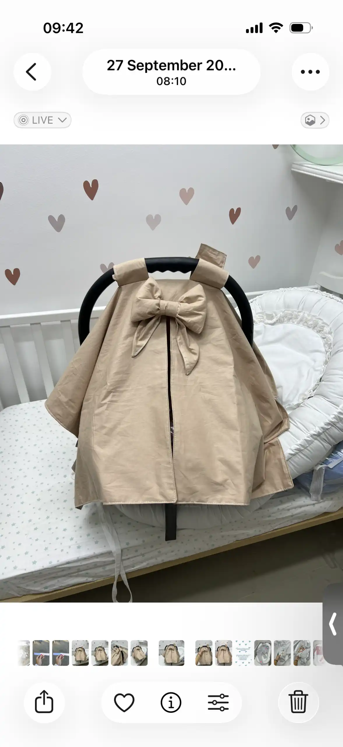 IMG_9054 Zaštita za sedište jaje - jednobojna - Slika 1