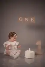 Romper od muslina - beli - Slika 2