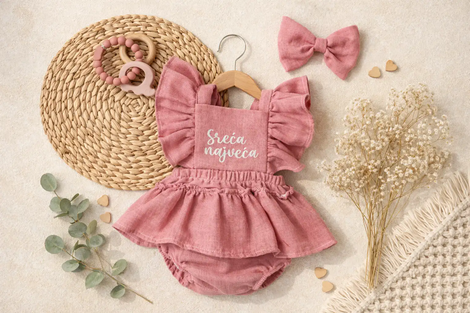 ChatGPT Image 21. феб 2026. 11_55_30 Romper od muslina - puder roze - Slika 1