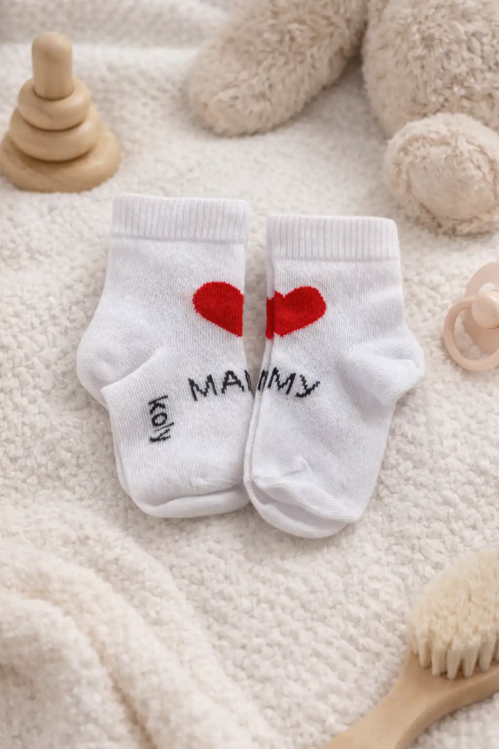 ChatGPT Image 23. феб 2026. 11_35_10 Koly socks čarape - Ja volim mamu - Slika 1