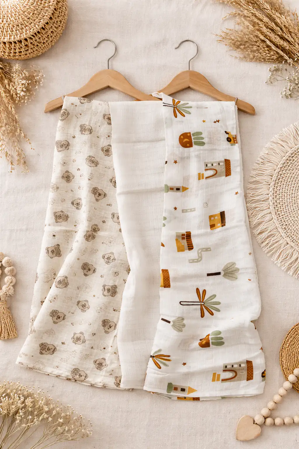 ChatGPT Image Feb 13, 2026, 08_50_05 AM Just Kiddin set 3 muslin pelene - meda2 - Slika 1