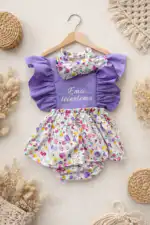 Romper "Lila cvetić"