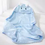 Prekrivač minki sa kapuljačom - plavi