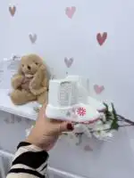 Nehodajuće čizmice - beli cvetić - Slika 2