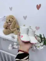 Nehodajuće čizmice - beli cvetić - Slika 3