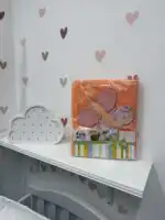 Set peškir sa kapuljačom + portikla - kajsija leptir