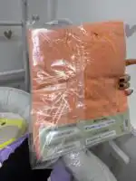 Set peškir sa kapuljačom + portikla - kajsija leptir - Slika 3