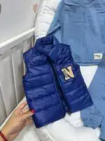 Komplet sa prslukom - plavi - Slika 3