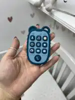 Glodalica Telefon - petrolej plava