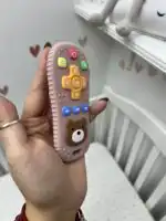 Silikonska glodalica daljinski - puder roze - Slika 2