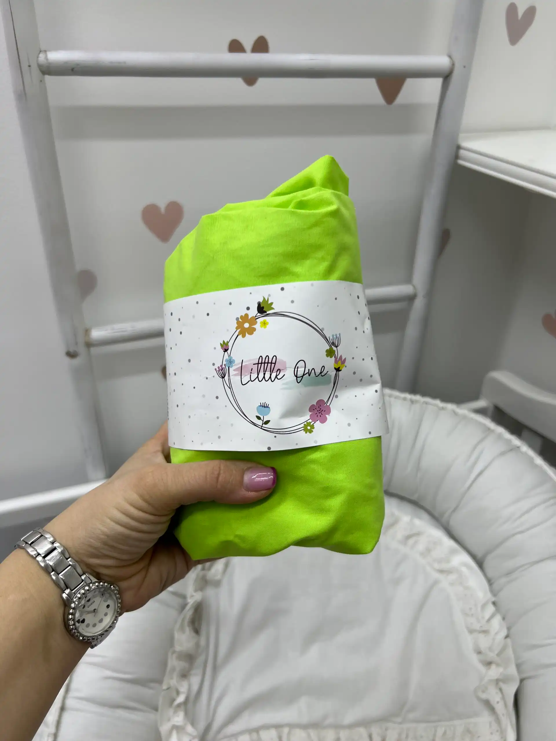 IMG_8762 Dušečni čaršaf sa lastišem za krevetac - jednobojni - Slika 1