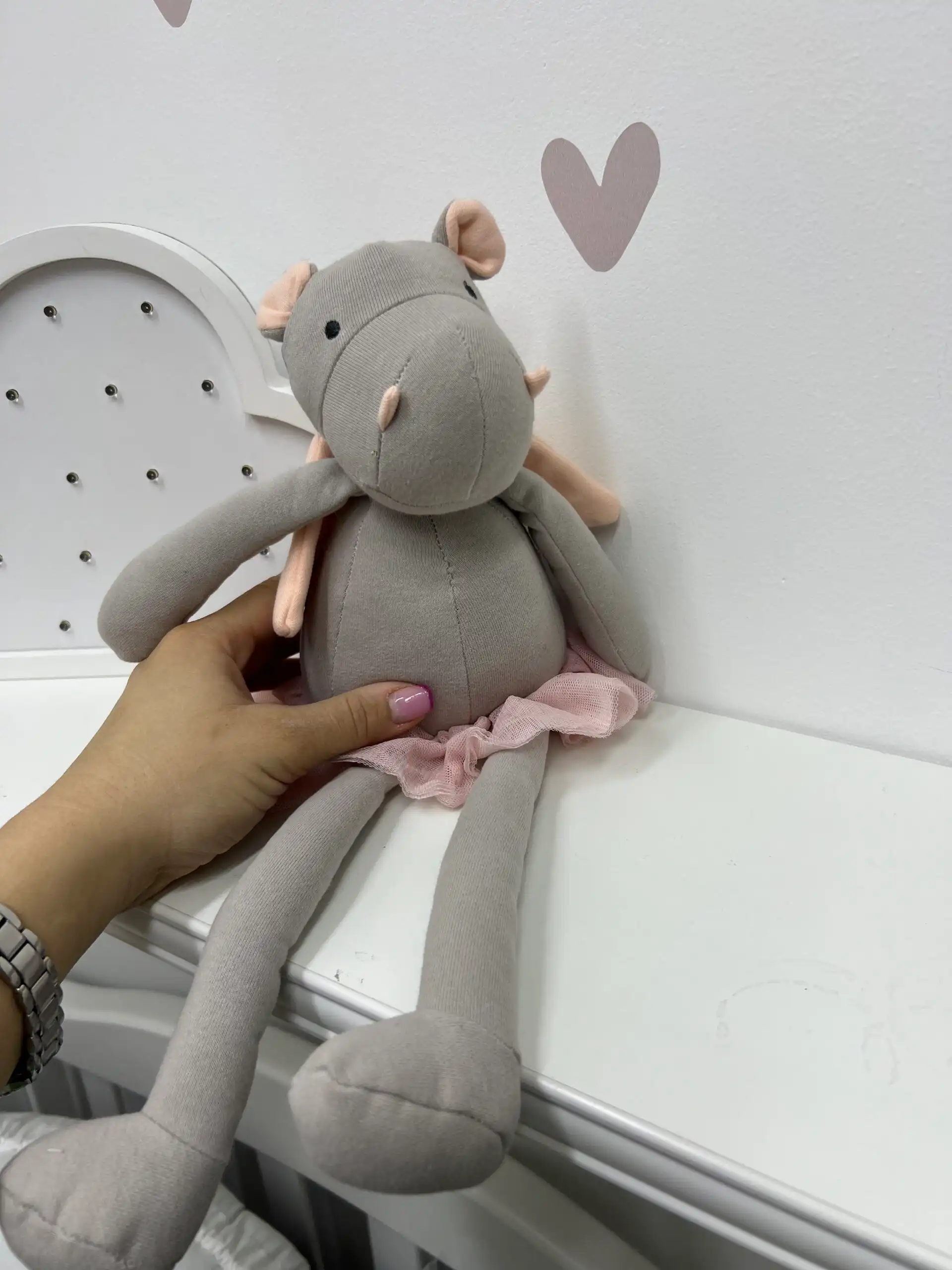 IMG_8778 Jungle baby pamučna igračka - nilski konjić - Slika 1