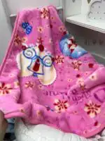 Dvoslojno plišano ćebe za devojčice