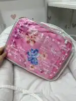 Dvoslojno plišano ćebe za devojčice - Slika 2