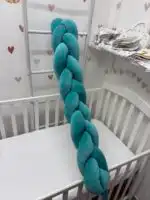 Pliš pletenica 120cm - rezedo - Slika 4