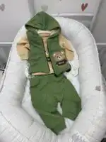 3/1 set - zeleni meda sa prslukom - Slika 2