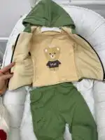 3/1 set - zeleni meda sa prslukom - Slika 3