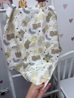 Dupli muslin prekrivac /Bež meda - Slika 2