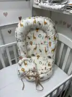 Gnezdo na vezivanje + meda jastuce - Žirafa