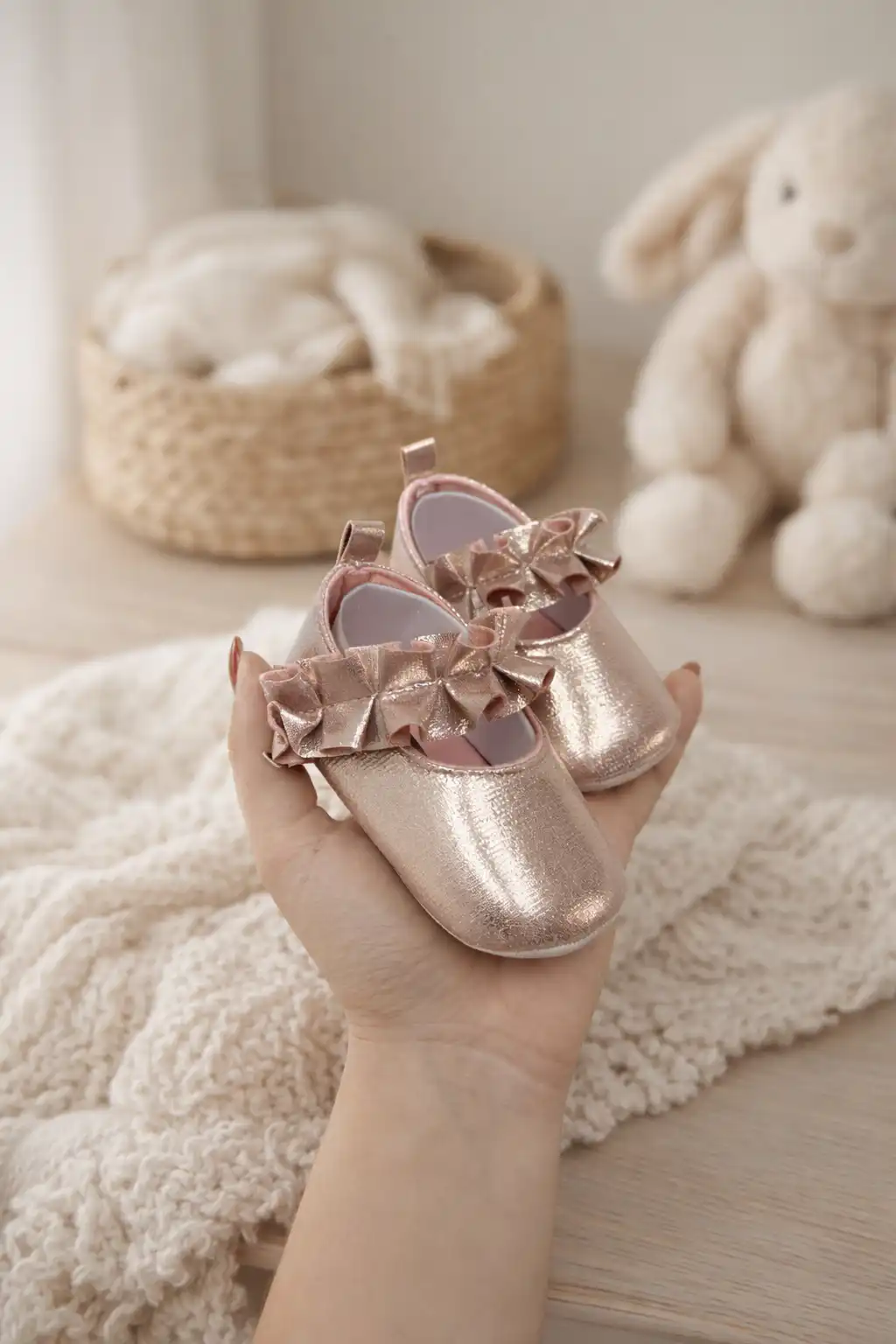 ChatGPT Image 25. мар 2026. 12_24_55 Jungle baby nehodajuće sandalice - metalik roze - Slika 1