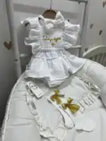 Romper za krštenje - muslin