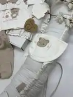 Set za novorodjenče - bež meda 5/1 - Slika 3