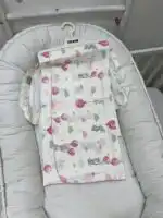 Muslin prekrivač - zeka sa roze balonima - Slika 3