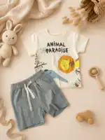 Komplet za bebe "Animal Paradise" 2/1