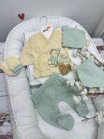 Set za novorođence bež/mint W -5/1 - Slika 2