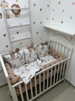 Set posteljine za krevetac " Bež Bambi" - Slika 5