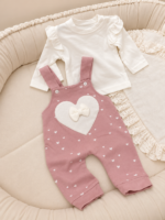 Murat baby set 2/1 - puder roze