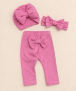 Helanke sa mašnom - roze - Slika 2