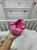 Dušečni čarsaf za krevetac sa lastišem -  pink - Slika 2