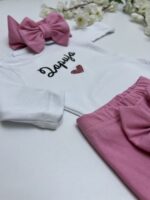Personalizovani set 3/1 - Srculence - roze - Slika 2
