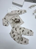 Pidzamica Dino - krem