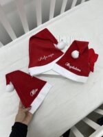 Novogodišnja kapica Deda Mraza za bebe i decu - pliš - Slika 9