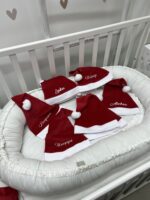 Novogodišnja kapica Deda Mraza za bebe i decu - pliš - Slika 6